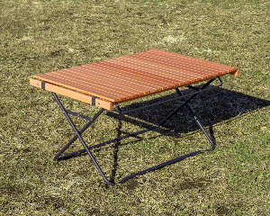 필드도어 우드 롤 탑 테이블 스틸 레그 / Fieldoor Wood Roll Top Table Steel Leg