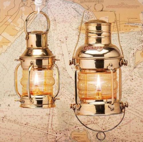 황동 앵커 램프 / Brass Anchor Lamp