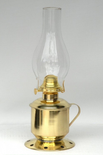 커크먼 솔리드 브라스 에이전트 데스크 램프 / W.T.Kirkman Solid Brass Agent Dest Lamp