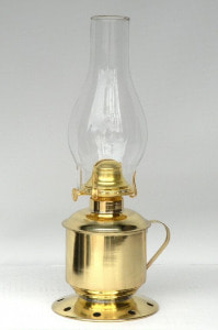 커크먼 솔리드 브라스 에이전트 데스크 램프 / W.T.Kirkman Solid Brass Agent Dest Lamp